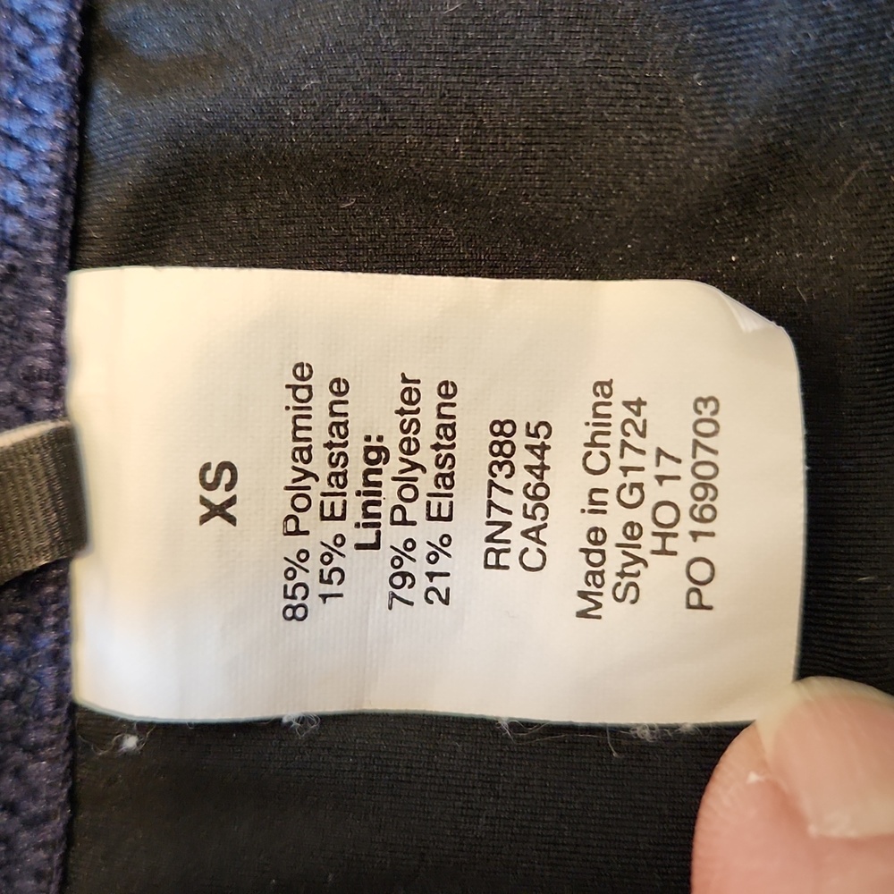 J. Crew Navy Ruffle Bikini Set - Picture 4 of 8